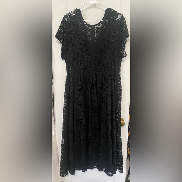 Torrid Black A-line Midi Dress for Cocktail - Picture 1 of 8